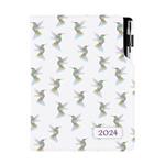 Kalendarz książkowy DESIGN dzienny B6 2024 - Koliber