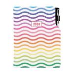 Kalendarz książkowy DESIGN dzienny B6 2024 - Kolory