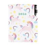 Kalendarz książkowy DESIGN dzienny B6 2024 - Unicorn