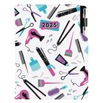 Kalendarz książkowy DESIGN dzienny B6 2025 - Hairdresser