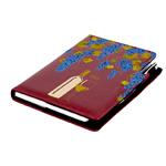 Kalendarz książkowy DESIGN dzienny B6 2026 polski - bordo - Wino