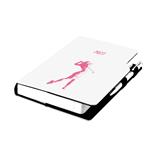 Kalendarz książkowy DESIGN dzienny B6 2027 czeski - biały - Golf kobiety