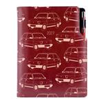 Kalendarz książkowy DESIGN dzienny B6 2027 czeski - bordo - Maluch