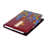 Kalendarz książkowy DESIGN dzienny B6 2027 czeski - bordo - Wino