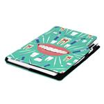 Kalendarz książkowy DESIGN dzienny B6 2027 polski - miętowy - Dentysta