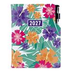 Kalendarz książkowy DESIGN dzienny B6 2027 polski - Tropic