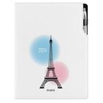 Kalendarz książkowy DESIGN tygodniowy A4 2024 - Paryż