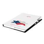Kalendarz książkowy DESIGN tygodniowy A4 2025 - biały - Czeska - flaga