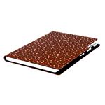 Kalendarz książkowy DESIGN tygodniowy A4 2027 - brązowy - kropki