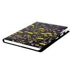 Kalendarz książkowy DESIGN tygodniowy A4 2027 - czarny - łąka