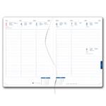 Kalendarz książkowy DESIGN tygodniowy A4 2027- czarny - Lis