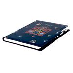 Kalendarz książkowy DESIGN tygodniowy A4 2027 czeski - granatowy - Hotel