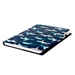 Kalendarz książkowy DESIGN tygodniowy A4 2027 czeski - granatowy - Samoloty