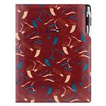 Kalendarz książkowy DESIGN tygodniowy A4 2027 polski - bordo - Żuraw