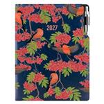 Kalendarz książkowy DESIGN tygodniowy A4 2027 polski - granatowy - Gil