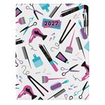 Kalendarz książkowy DESIGN tygodniowy A4 2027 polski - Hairdresser