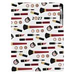 Kalendarz książkowy DESIGN tygodniowy A4 2027 polski - Make up