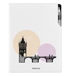 Kalendarz książkowy DESIGN tygodniowy A4 2027 polski - Praga