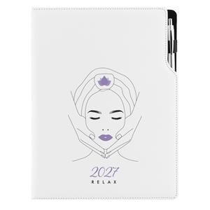 Kalendarz książkowy DESIGN tygodniowy A4 2027 polski - Relax