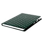 Kalendarz książkowy DESIGN tygodniowy A4 2027 - zielony - gałązki