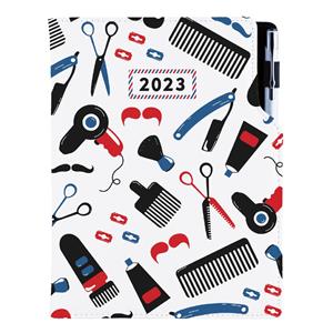 Kalendarz książkowy DESIGN tygodniowy A5 2023 polski - Barber