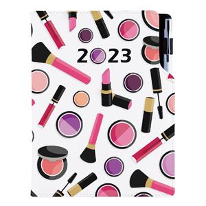 Kalendarz książkowy DESIGN tygodniowy A5 2023 polski - Make up