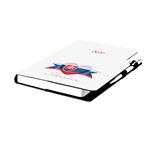 Kalendarz książkowy DESIGN tygodniowy A5 2027 czeski - biały - Słowacja - flaga