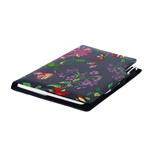 Kalendarz książkowy DESIGN tygodniowy A5 2027 czeski - czarny - kwiaty