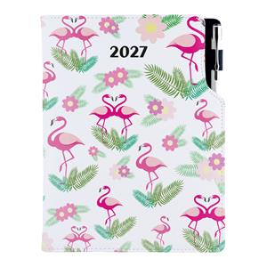 Kalendarz książkowy DESIGN tygodniowy A5 2027 czeski - Flaming