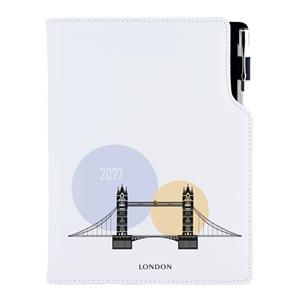 Kalendarz książkowy DESIGN tygodniowy A5 2027 czeski- Londyn
