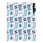 Kalendarz książkowy DESIGN tygodniowy A5 2027 polski - Fotball