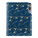 Kalendarz książkowy DESIGN tygodniowy A5 2027 słowacki - granatowy - Fryzjer