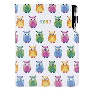 Kalendarz książkowy DESIGN tygodniowy A5 2027 słowacki - Sowa