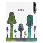 Kalendarz książkowy DESIGN tygodniowy B5 2025 - Houby