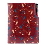 Kalendarz książkowy DESIGN tygodniowy B5 2027 - bordo - Żuraw