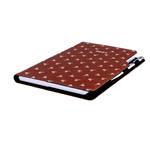 Kalendarz książkowy DESIGN tygodniowy B5 2027 - brązowy - biały kwiat