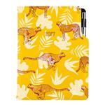 Kalendarz książkowy DESIGN tygodniowy B5 2027 czeski - żółty - Gepard