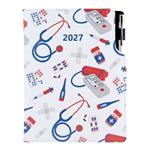 Kalendarz książkowy DESIGN tygodniowy B5 2027 - Lekarz