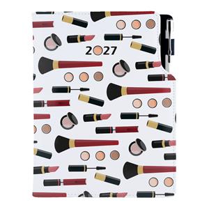 Kalendarz książkowy DESIGN tygodniowy B5 2027 - Make up