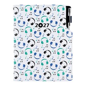 Kalendarz książkowy DESIGN tygodniowy B5 2027 - Music