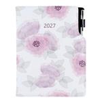 Kalendarz książkowy DESIGN tygodniowy B5 2027 - Piwonia