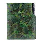 Kalendarz książkowy DESIGN tygodniowy B5 2027 polski - czarny - Paproć