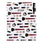 Kalendarz książkowy DESIGN tygodniowy B5 2027 polski - Make up