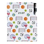 Kalendarz książkowy DESIGN tygodniowy B5 2027 polski - Sport