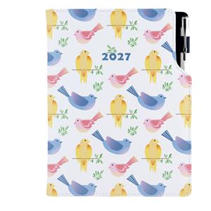 Kalendarz książkowy DESIGN tygodniowy B5 2027 - Ptaki