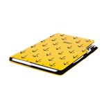 Kalendarz książkowy DESIGN tygodniowy B5 2027 - żółty - marynarski- kotwice