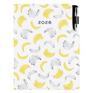 Kalendarz książkowy DESIGN tygodniowy B6 2026 - Banan