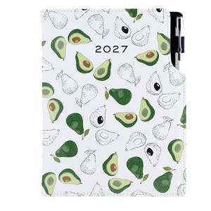 Kalendarz książkowy DESIGN tygodniowy B6 2027 - Awokado