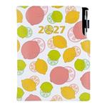 Kalendarz książkowy DESIGN tygodniowy B6 2027 - Cytryna