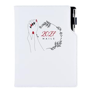 Kalendarz książkowy DESIGN tygodniowy B6 2027 - Nails